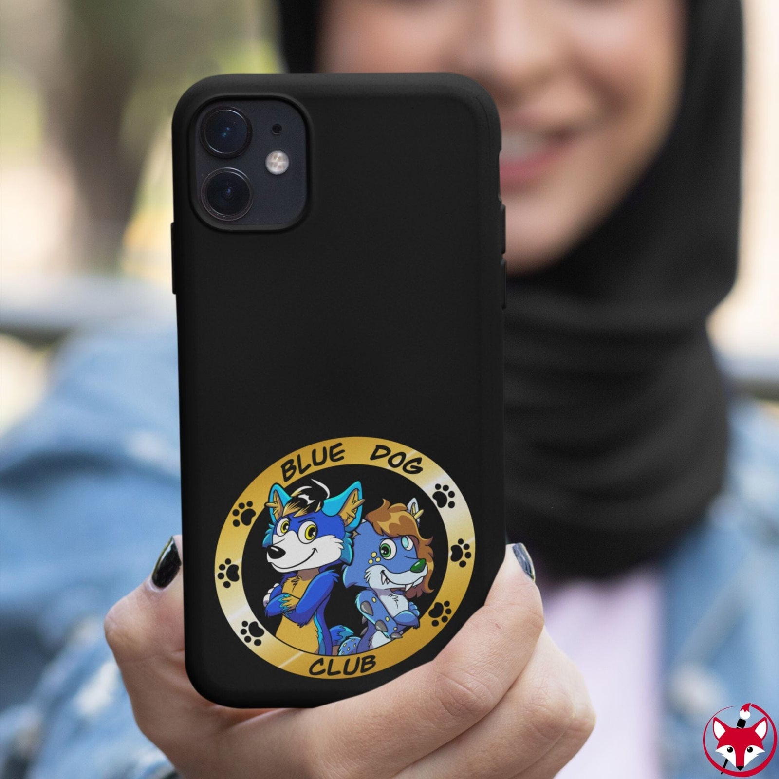 Hund The Hound - Blue Dog Club - Phone Case Phone Case Printify 