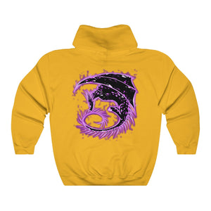 Violet Dragon - Hoodie Hoodie Dire Creatures Gold S 