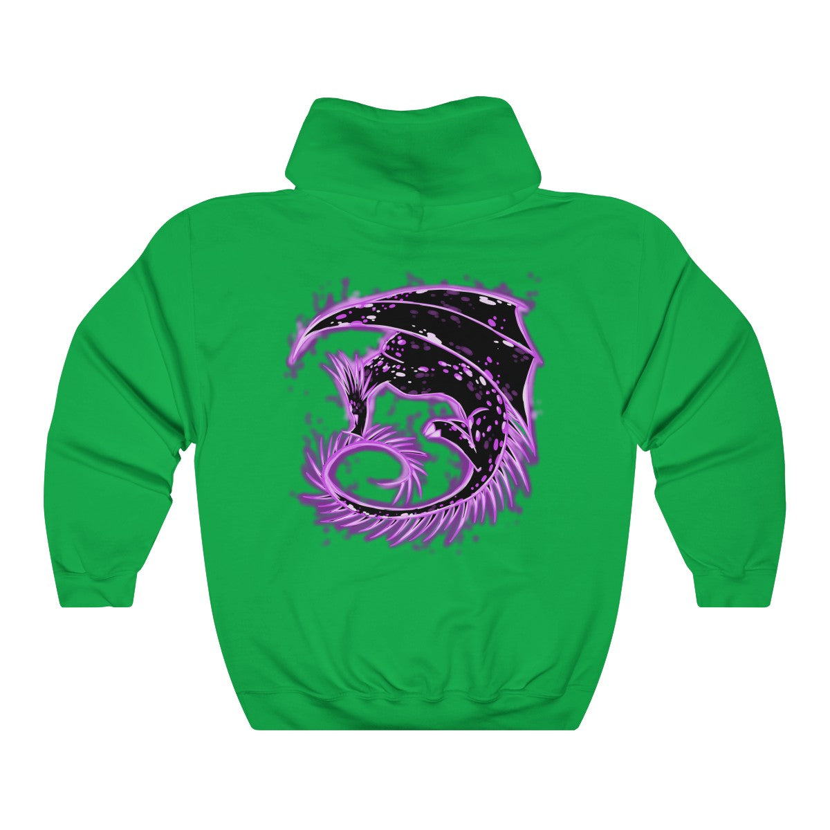 Violet Dragon - Hoodie Hoodie Dire Creatures Green S 