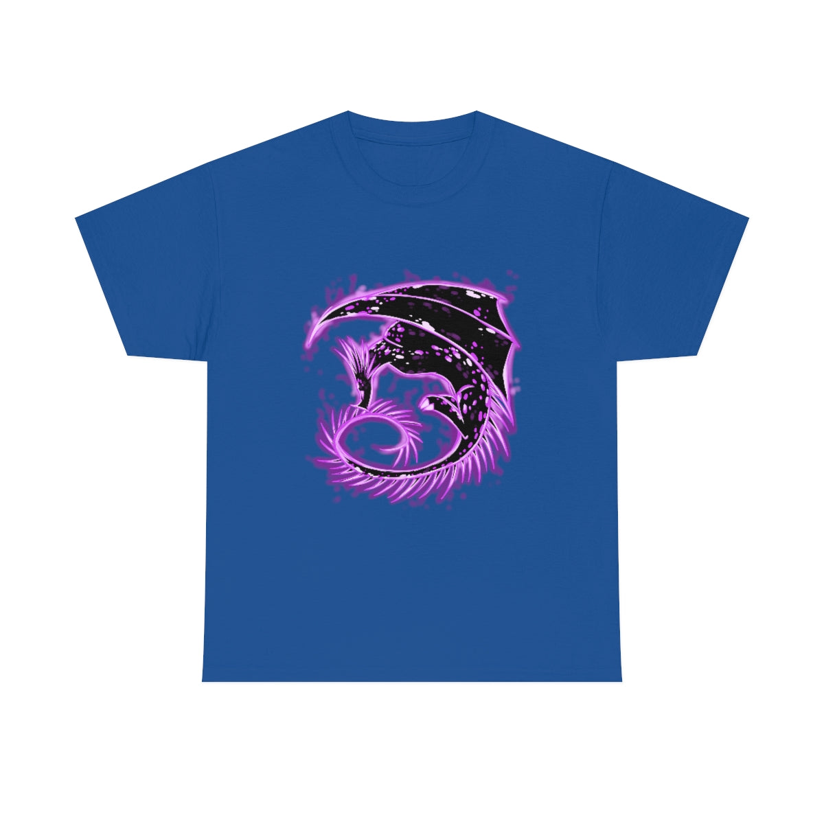 Violet Dragon - T-Shirt T-Shirt Dire Creatures Royal Blue S 