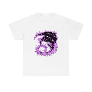 Violet Dragon - T-Shirt T-Shirt Dire Creatures White S 
