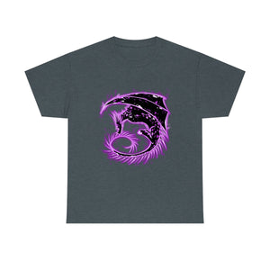Violet Dragon - T-Shirt T-Shirt Dire Creatures Dark Heather S 