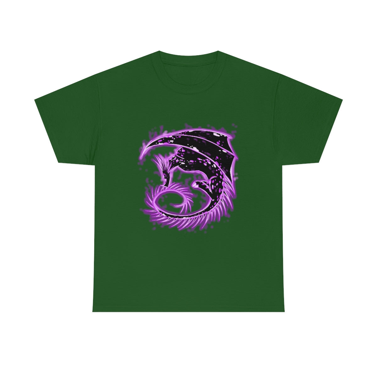 Violet Dragon - T-Shirt T-Shirt Dire Creatures Green S 