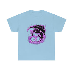 Violet Dragon - T-Shirt T-Shirt Dire Creatures Light Blue S 