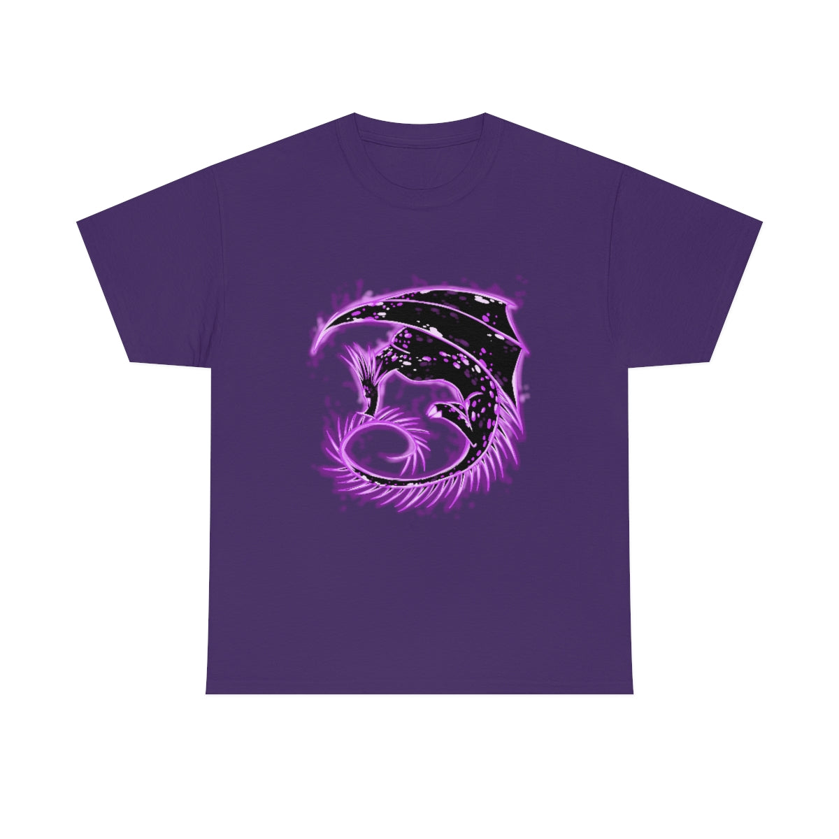 Violet Dragon - T-Shirt T-Shirt Dire Creatures Purple S 