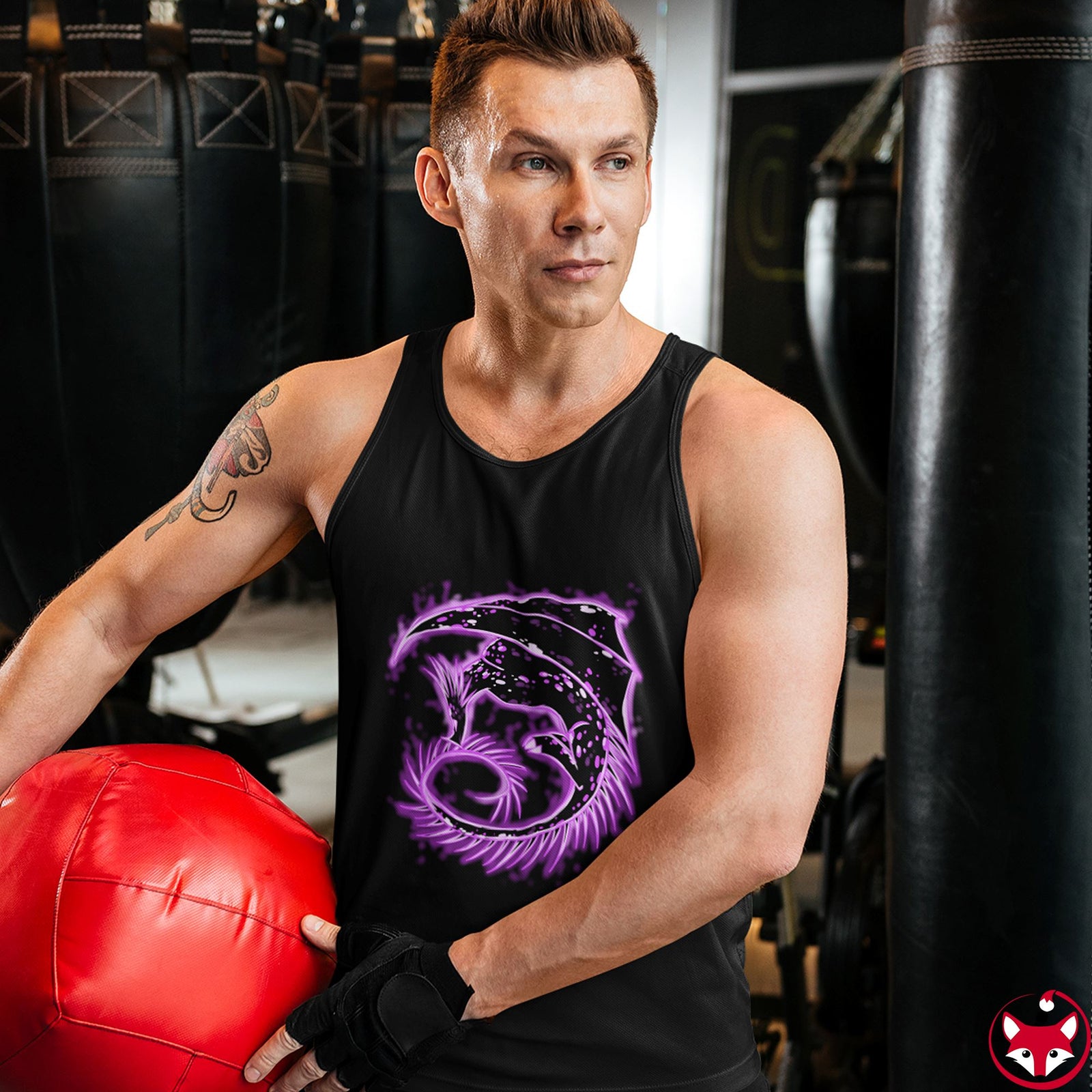Violet Dragon - Tank Top Tank Top Dire Creatures 