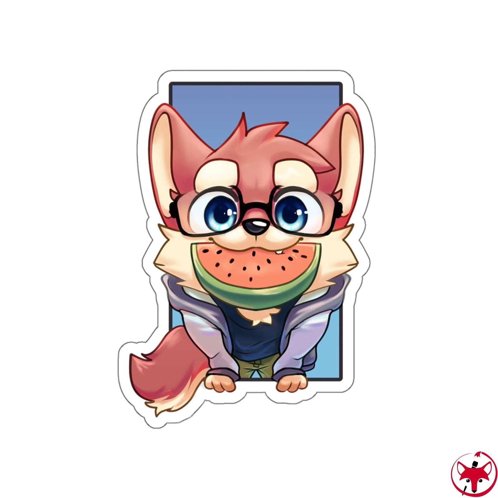 Watermelon Shaded - Sticker Sticker Ooka 