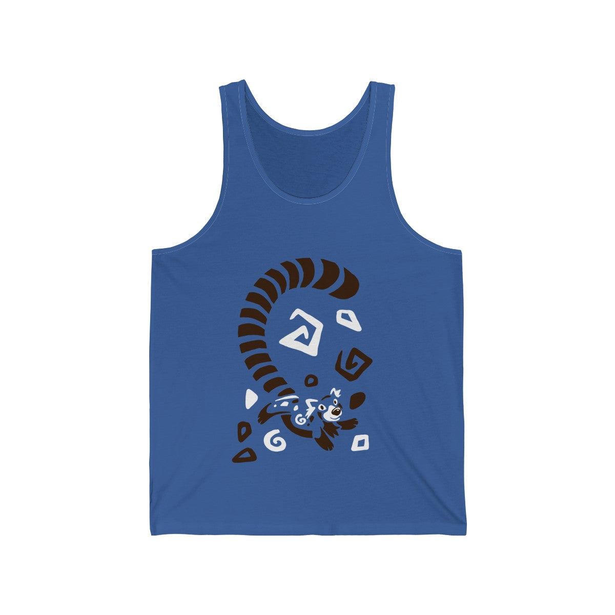 Waahs & Spirals - Tank Top Tank Top Dire Creatures Royal Blue XS 