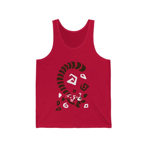 Waahs & Spirals - Tank Top Tank Top Dire Creatures Red XS 