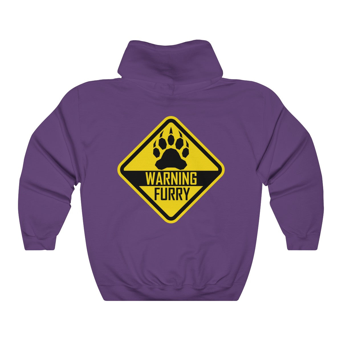 Warning Bear - Hoodie Hoodie Wexon Purple S 