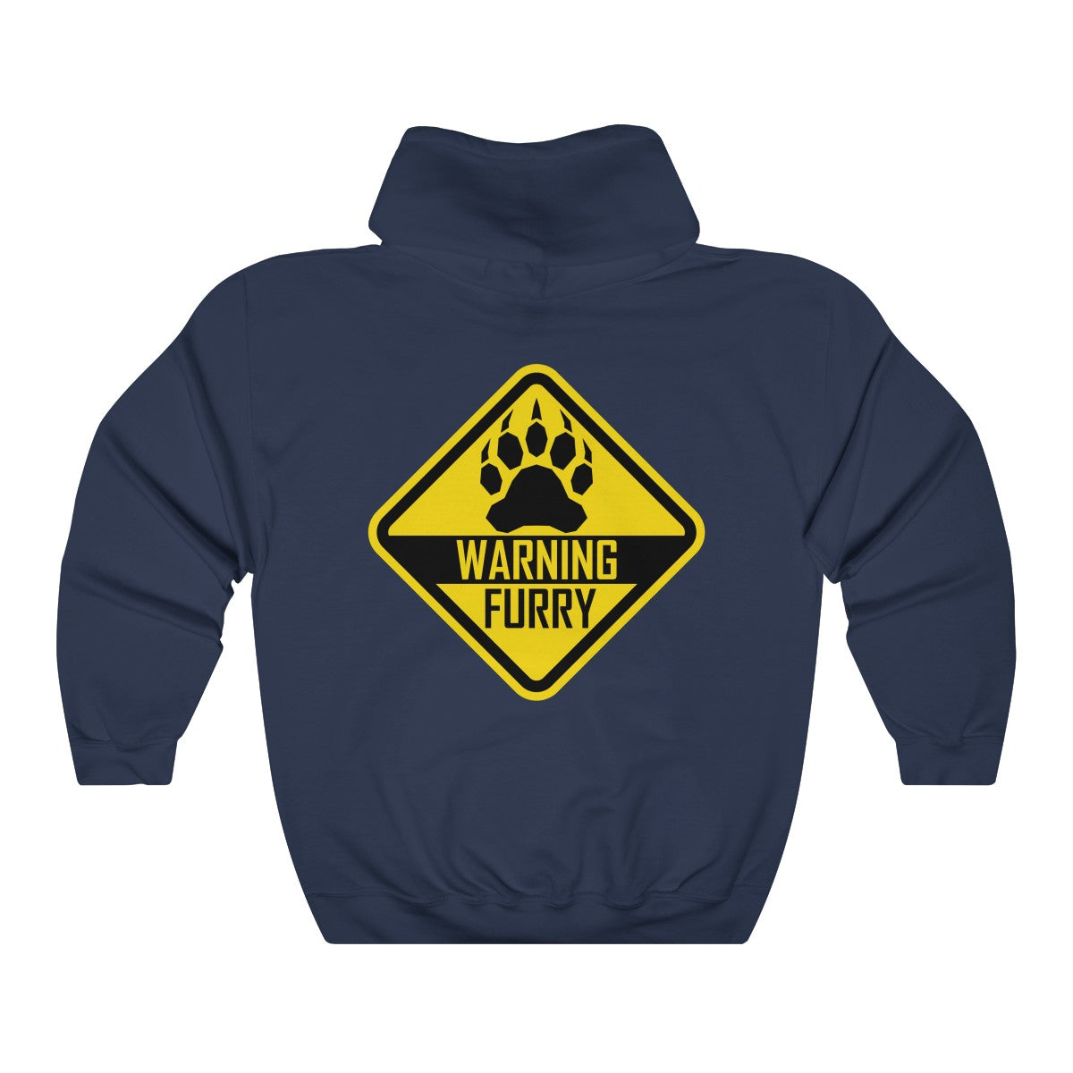 Warning Bear - Hoodie Hoodie Wexon Navy Blue S 