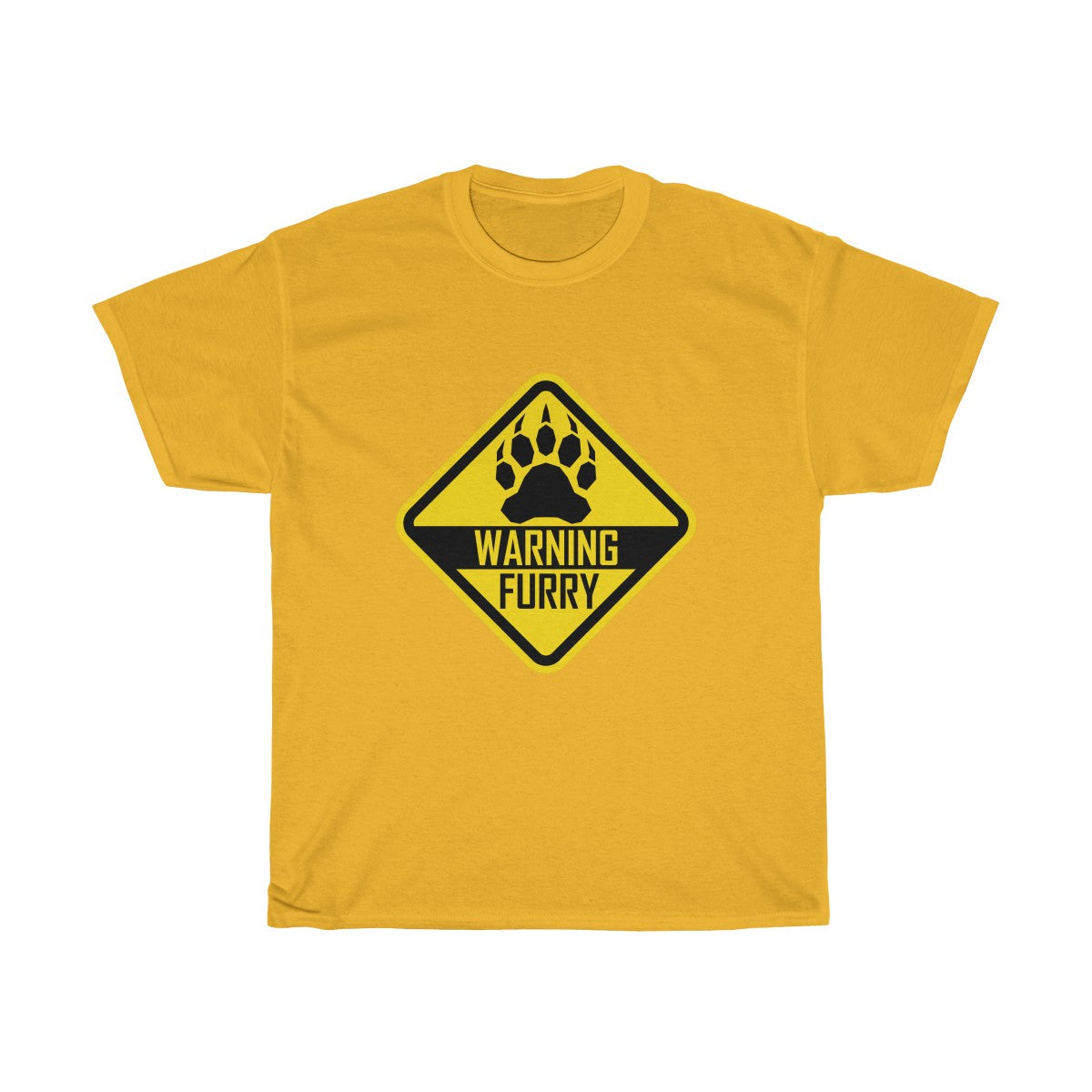 Warning Bear - T-Shirt T-Shirt Wexon Gold S 