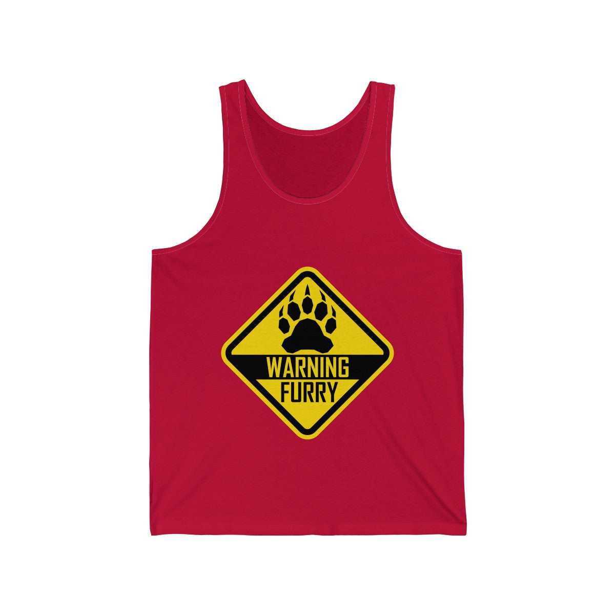Warning Canine - Tank Top Tank Top Wexon Red XS 