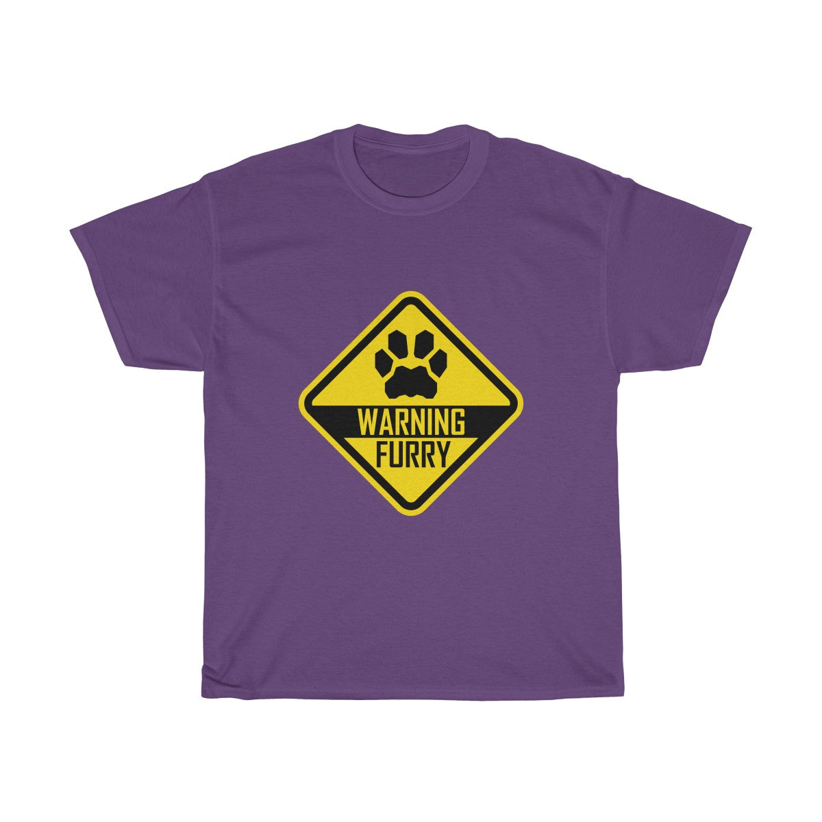 Warning Feline - T-Shirt T-Shirt Wexon Purple S 