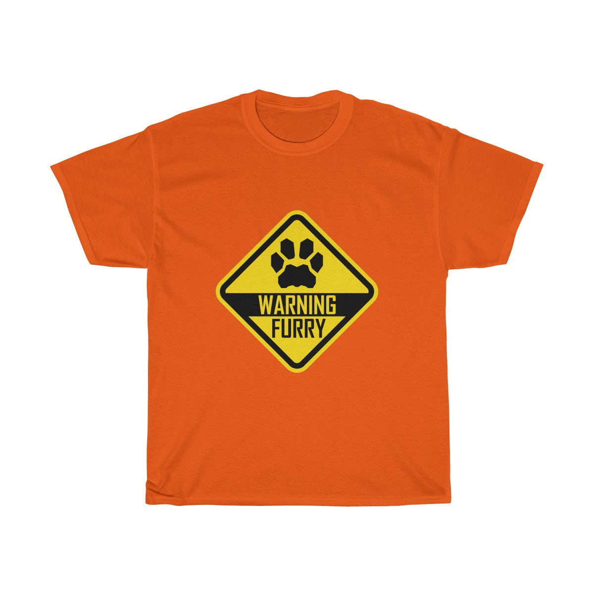 Warning Feline - T-Shirt T-Shirt Wexon Orange S 