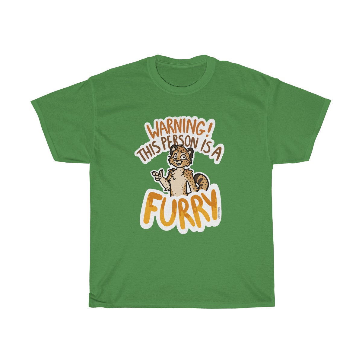 Cheetah - T-Shirt T-Shirt Sammy The Tanuki Green S 