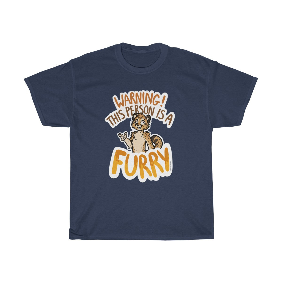 Cheetah - T-Shirt T-Shirt Sammy The Tanuki Navy Blue S 