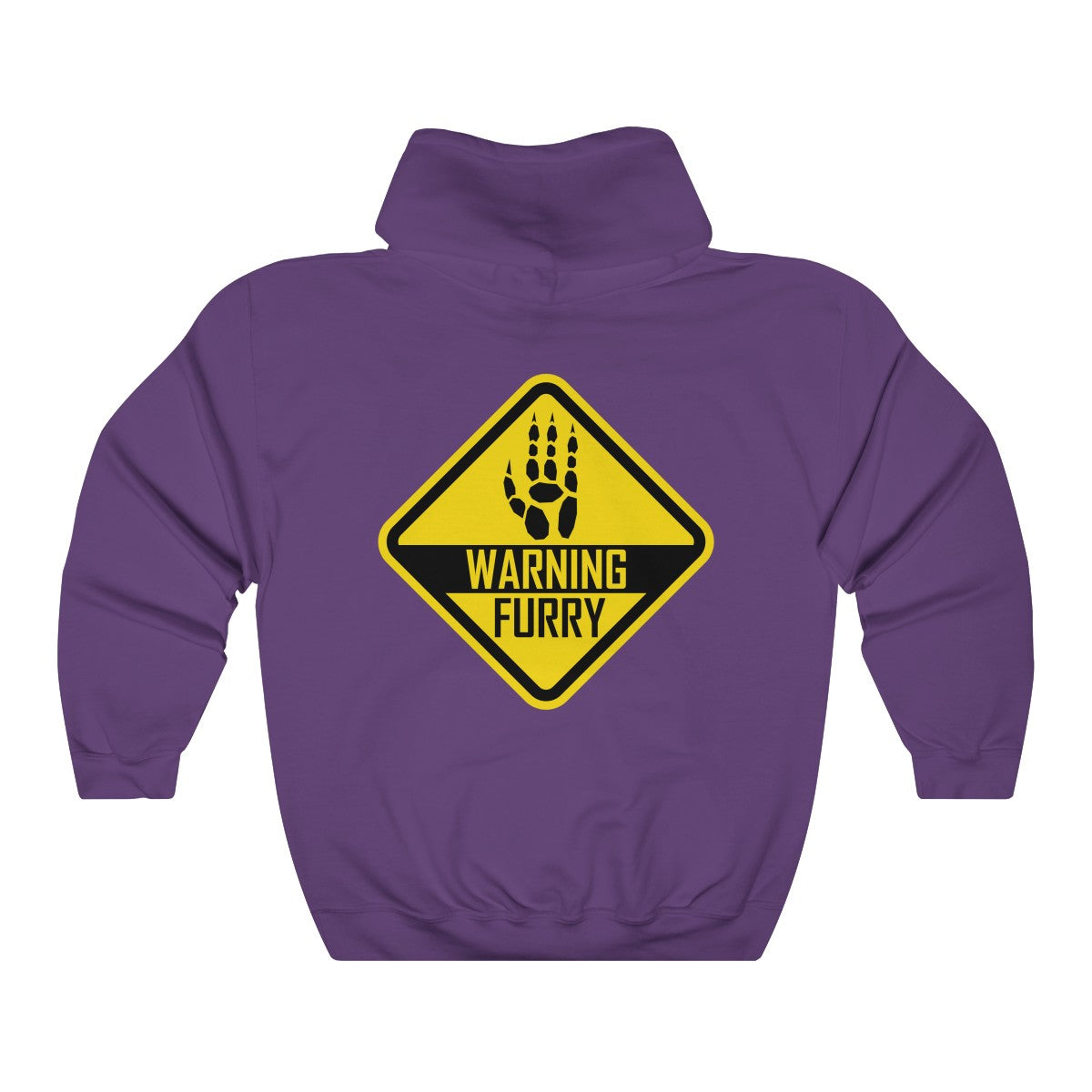 Warning Sergal - Hoodie Hoodie Wexon Purple S 