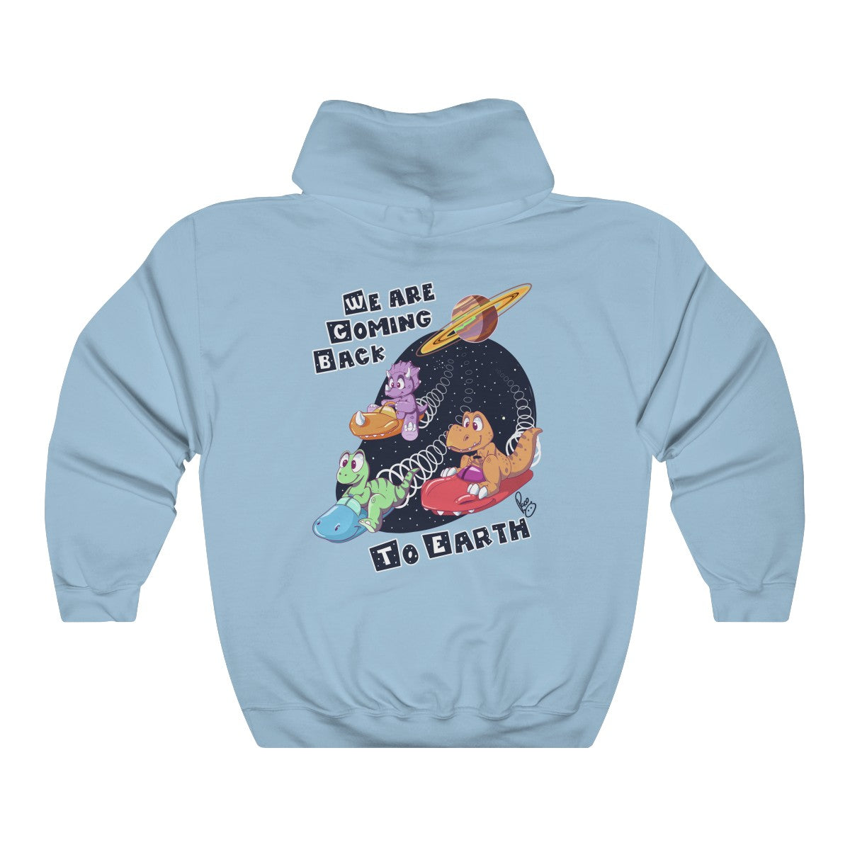 We are coming back to Earth - Hoodie Hoodie Paco Panda Light Blue S 