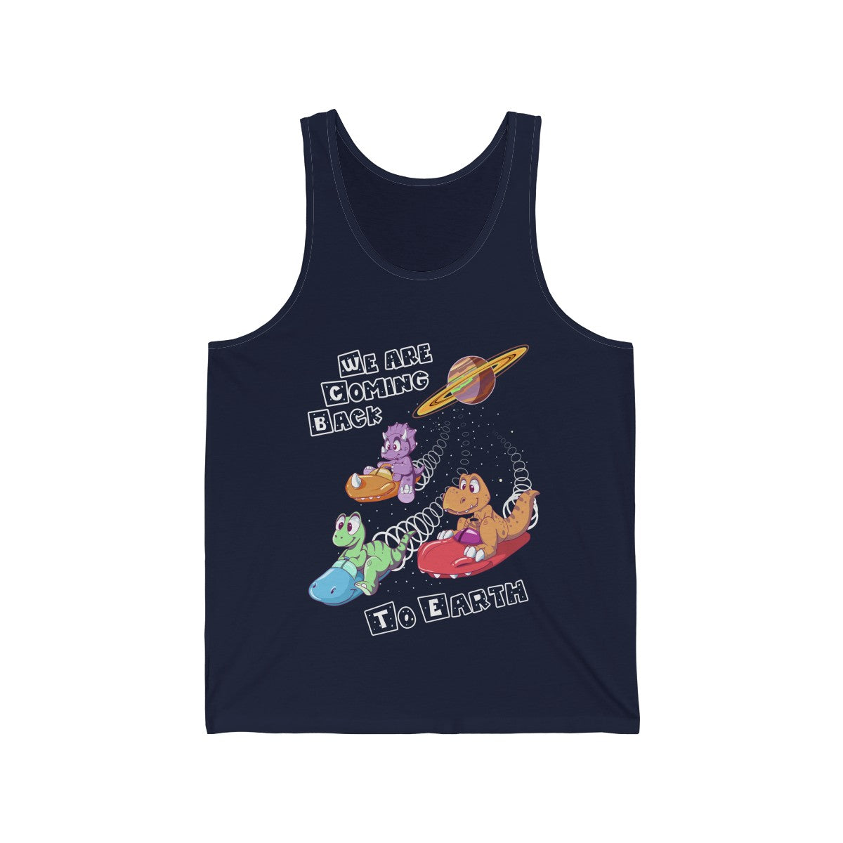 We are coming back to Earth - Tank Top Tank Top Paco Panda Navy Blue XS 