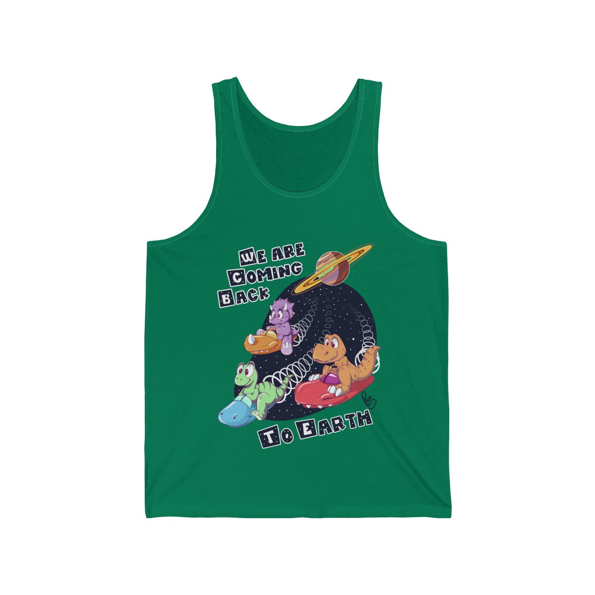 We are coming back to Earth - Tank Top Tank Top Paco Panda Green XS 
