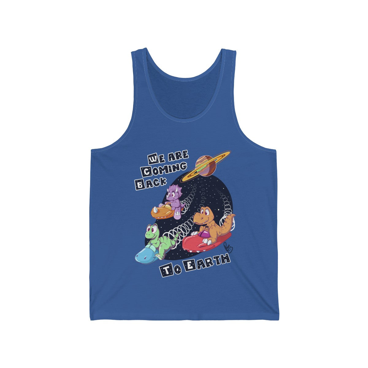 We are coming back to Earth - Tank Top Tank Top Paco Panda Royal Blue XS 