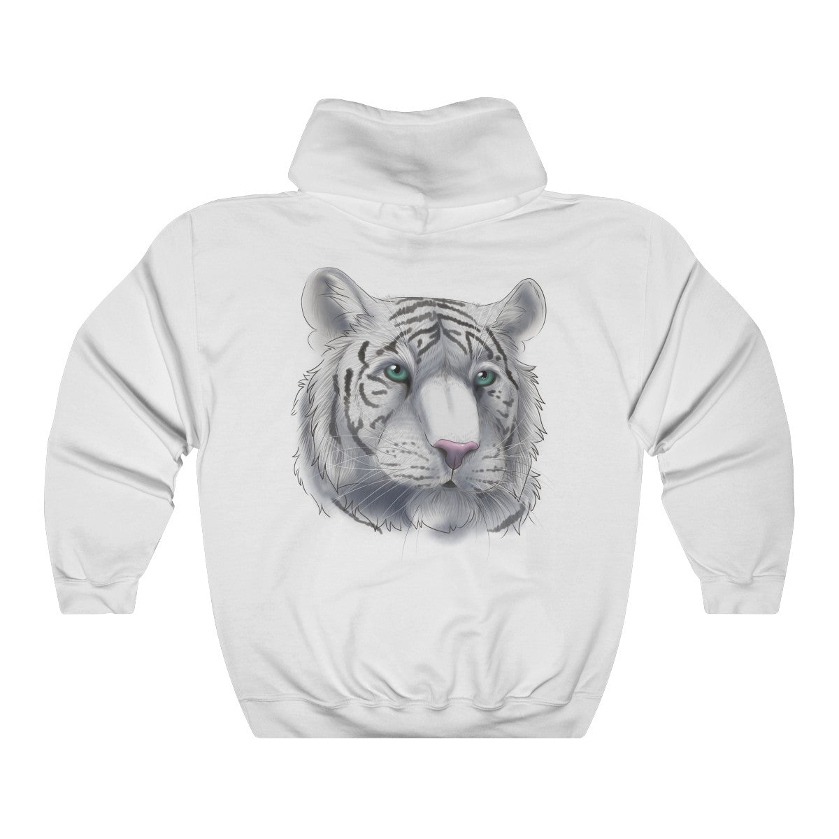 White Tiger - Hoodie Hoodie Dire Creatures White S 