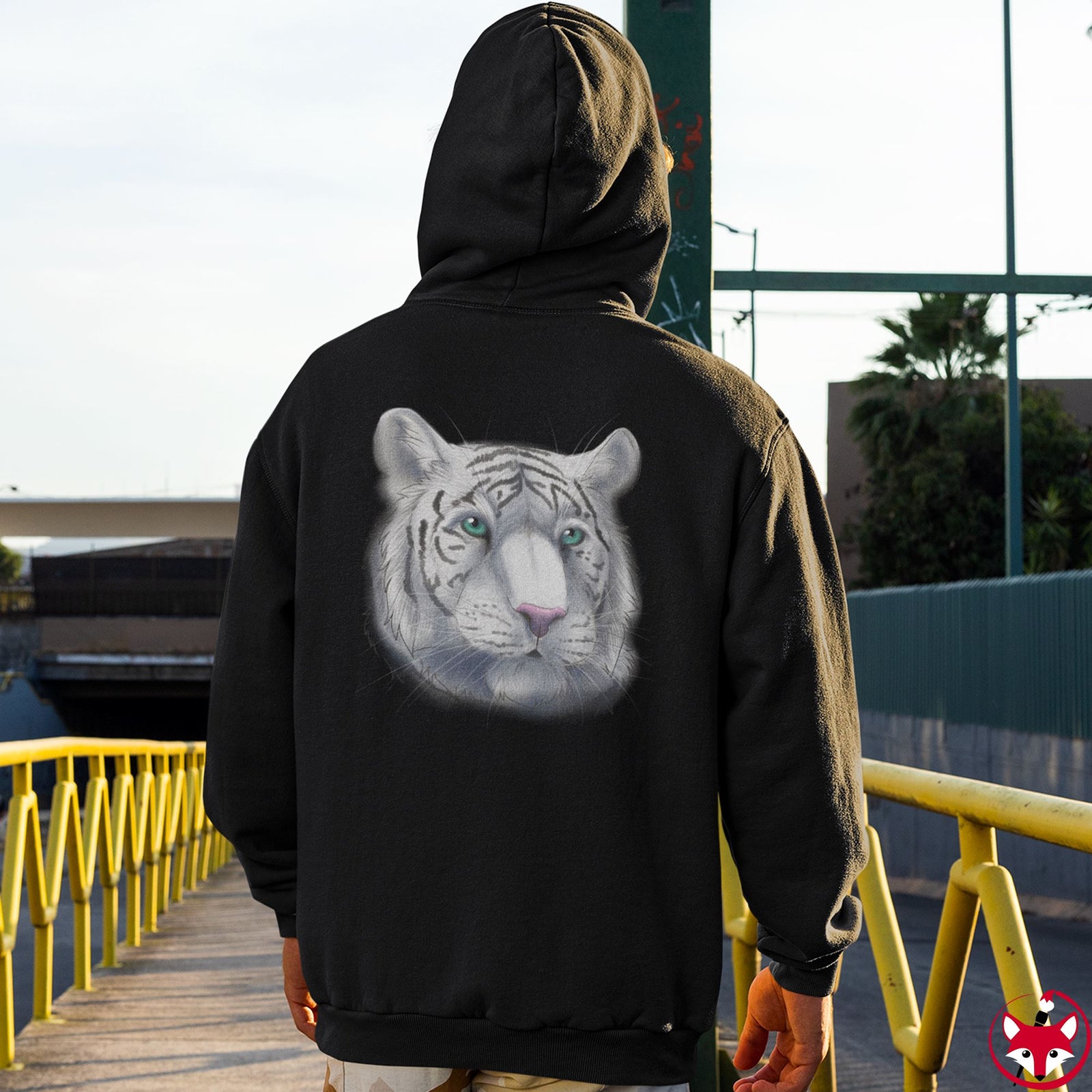 White Tiger - Hoodie Hoodie Dire Creatures 