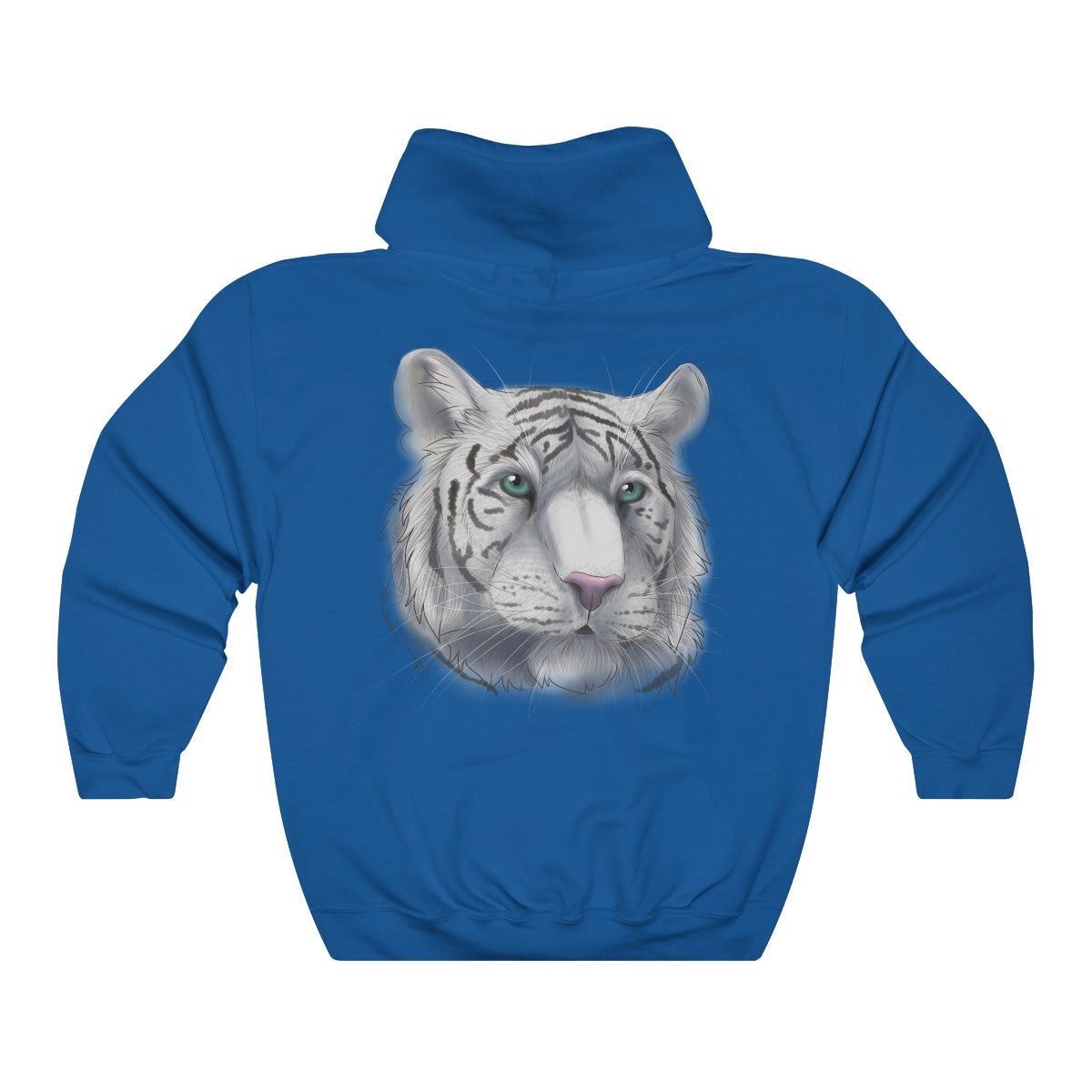 White Tiger - Hoodie Hoodie Dire Creatures Royal Blue S 