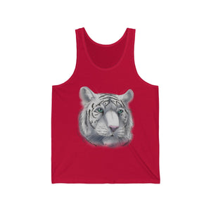 White Tiger - Tank Top Tank Top Dire Creatures Red XS 