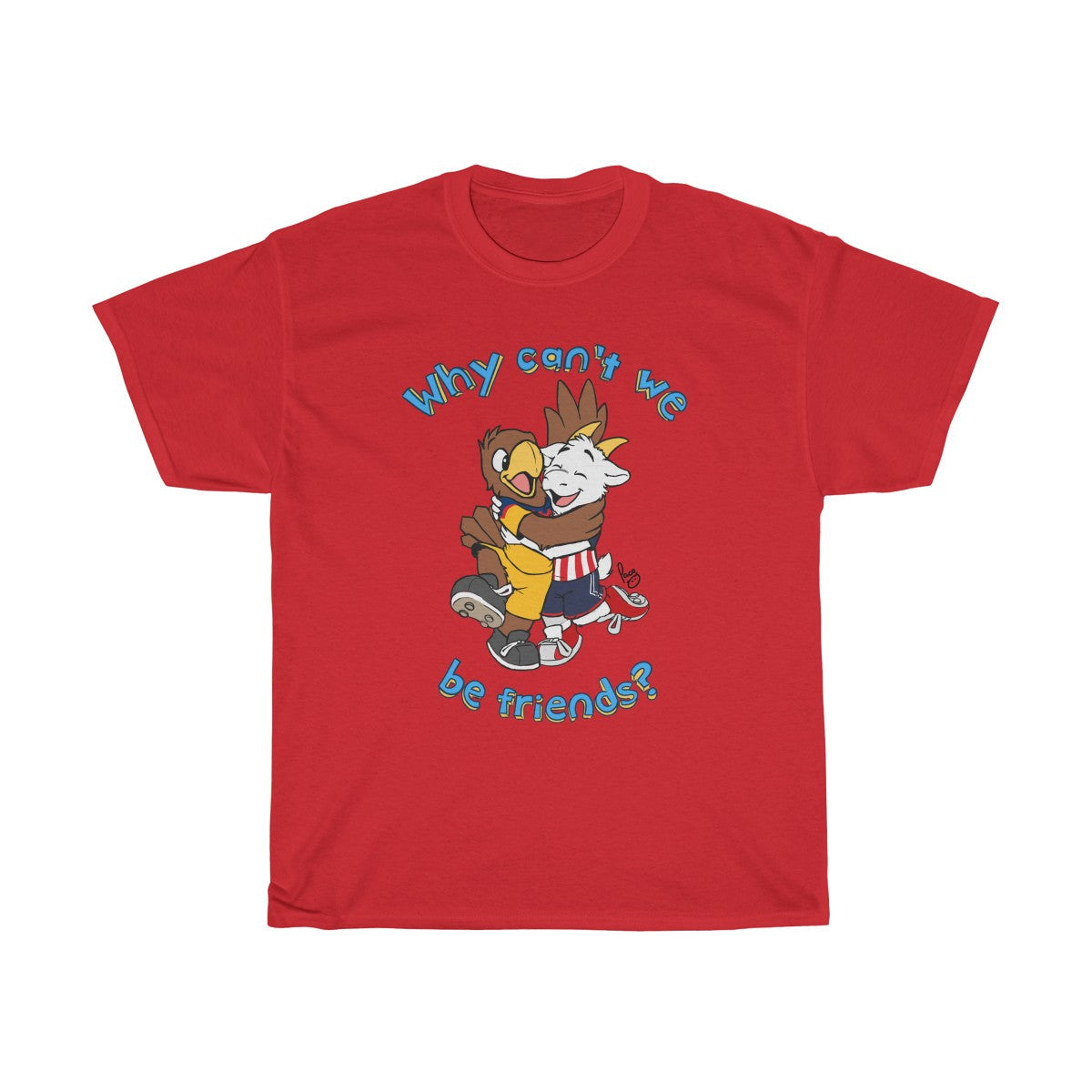 Why Can't we be Friends? - T-Shirt T-Shirt Paco Panda Red S 
