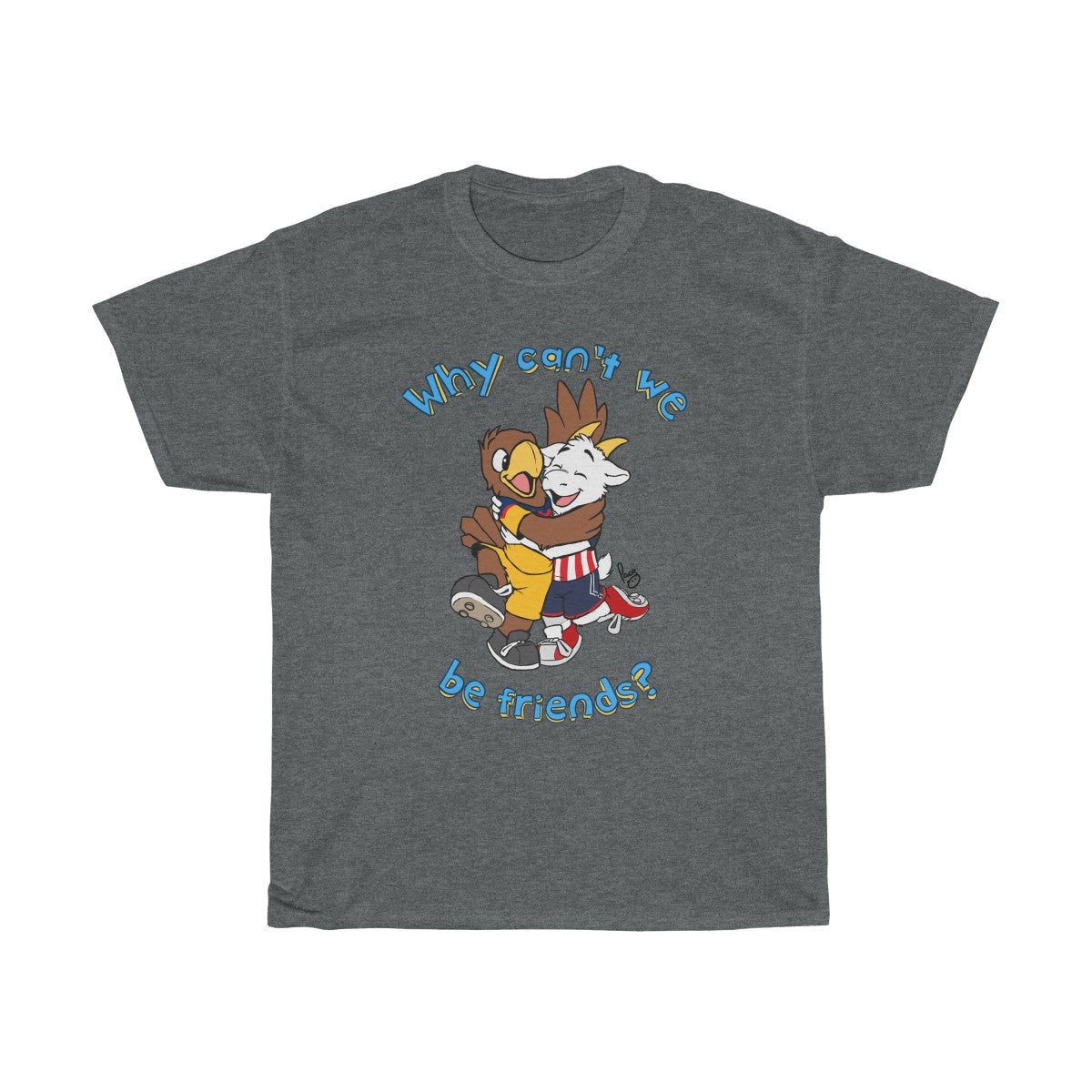 Why Can't we be Friends? - T-Shirt T-Shirt Paco Panda Dark Heather S 