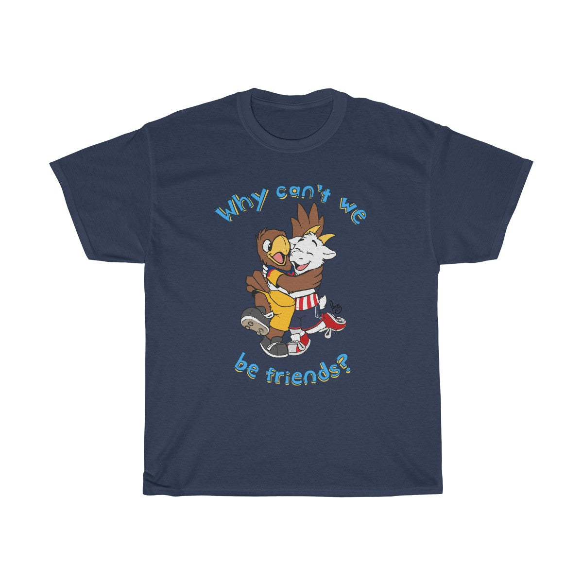 Why Can't we be Friends? - T-Shirt T-Shirt Paco Panda Navy Blue S 