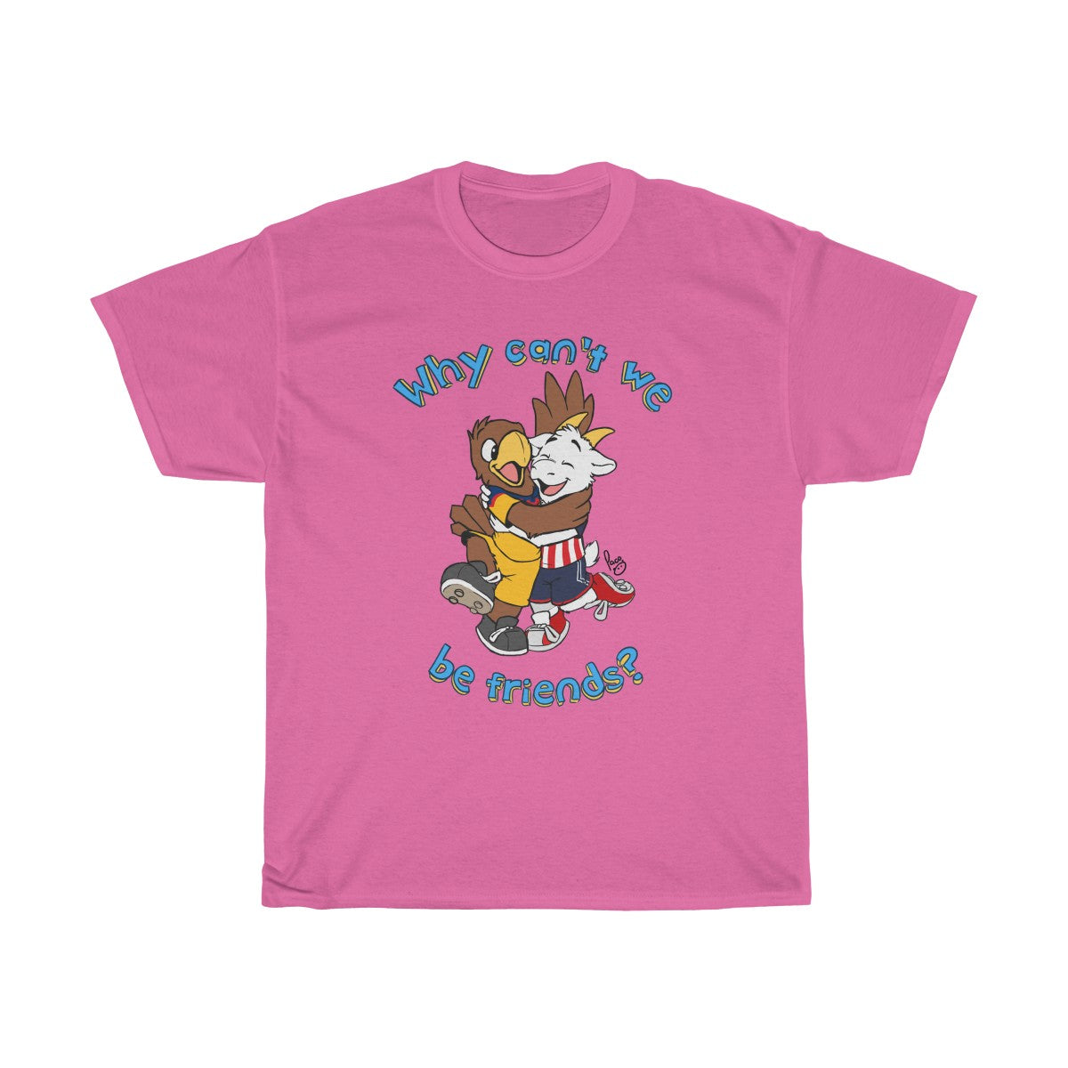 Why Can't we be Friends? - T-Shirt T-Shirt Paco Panda Pink S 