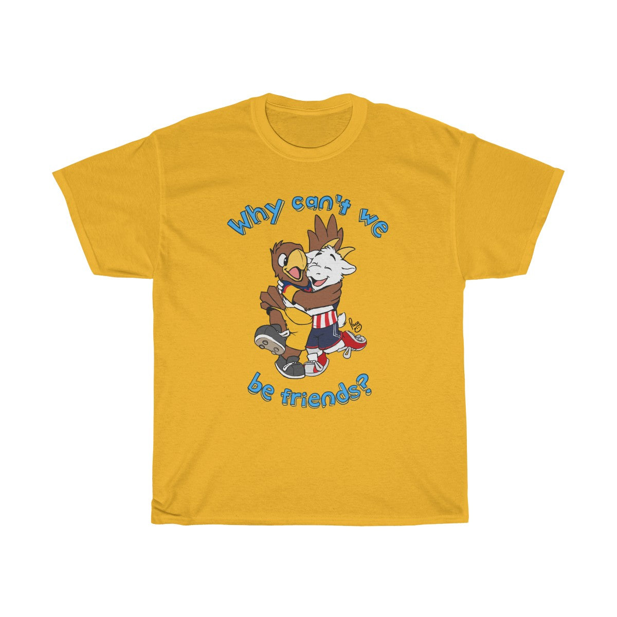 Why Can't we be Friends? - T-Shirt T-Shirt Paco Panda Gold S 