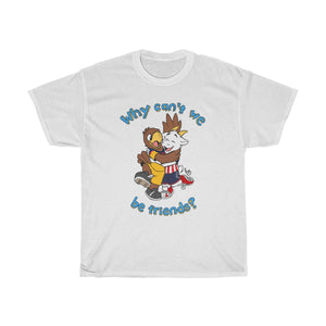 Why Can't we be Friends? - T-Shirt T-Shirt Paco Panda White S 