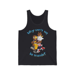 Why Can't we be Friends? - Tank Top Tank Top Paco Panda Dark Grey XS 