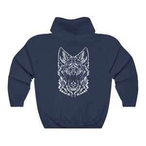 Wolf - Hoodie Hoodie Dire Creatures Navy Blue S 