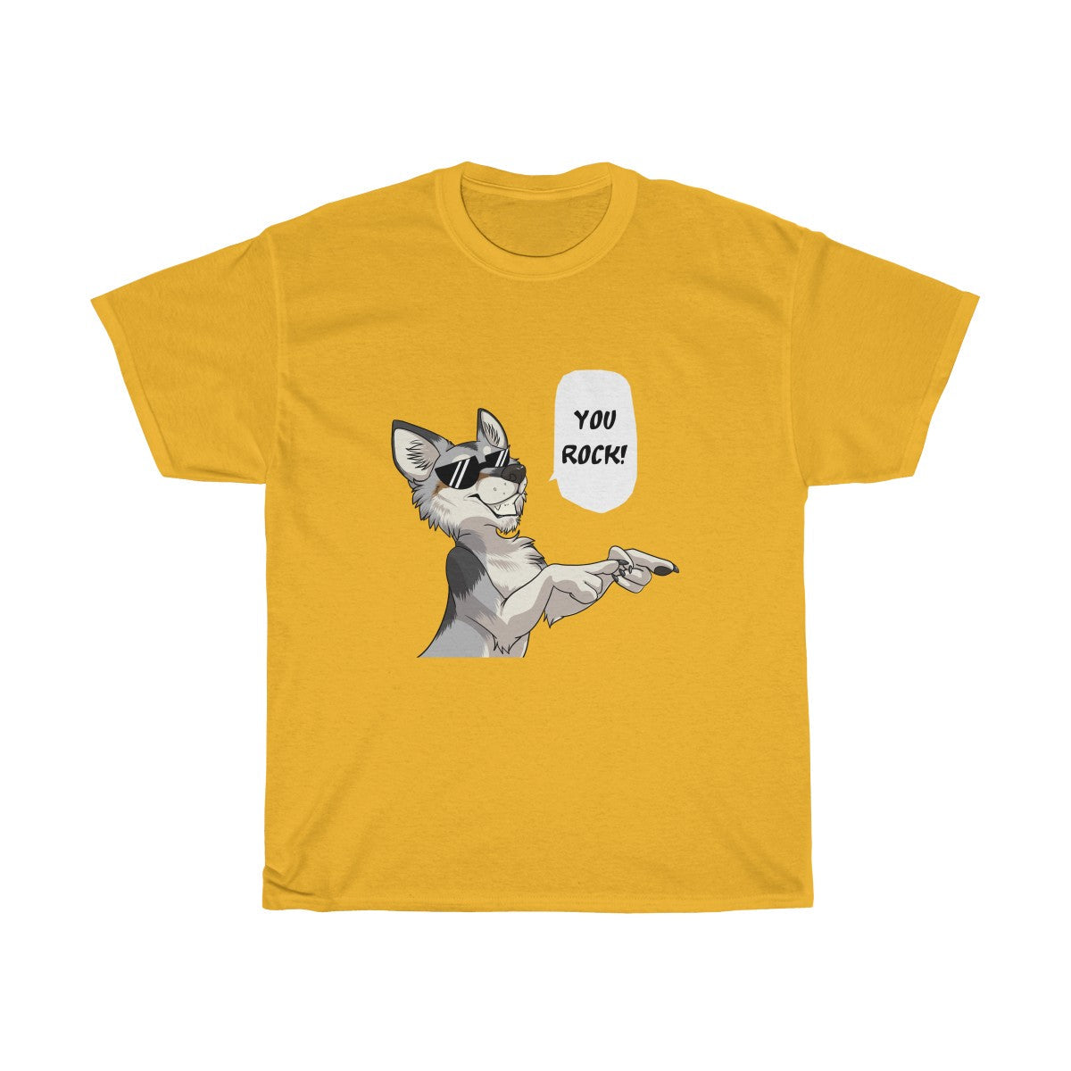 Wolf - T-Shirt T-Shirt Dire Creatures Gold S 
