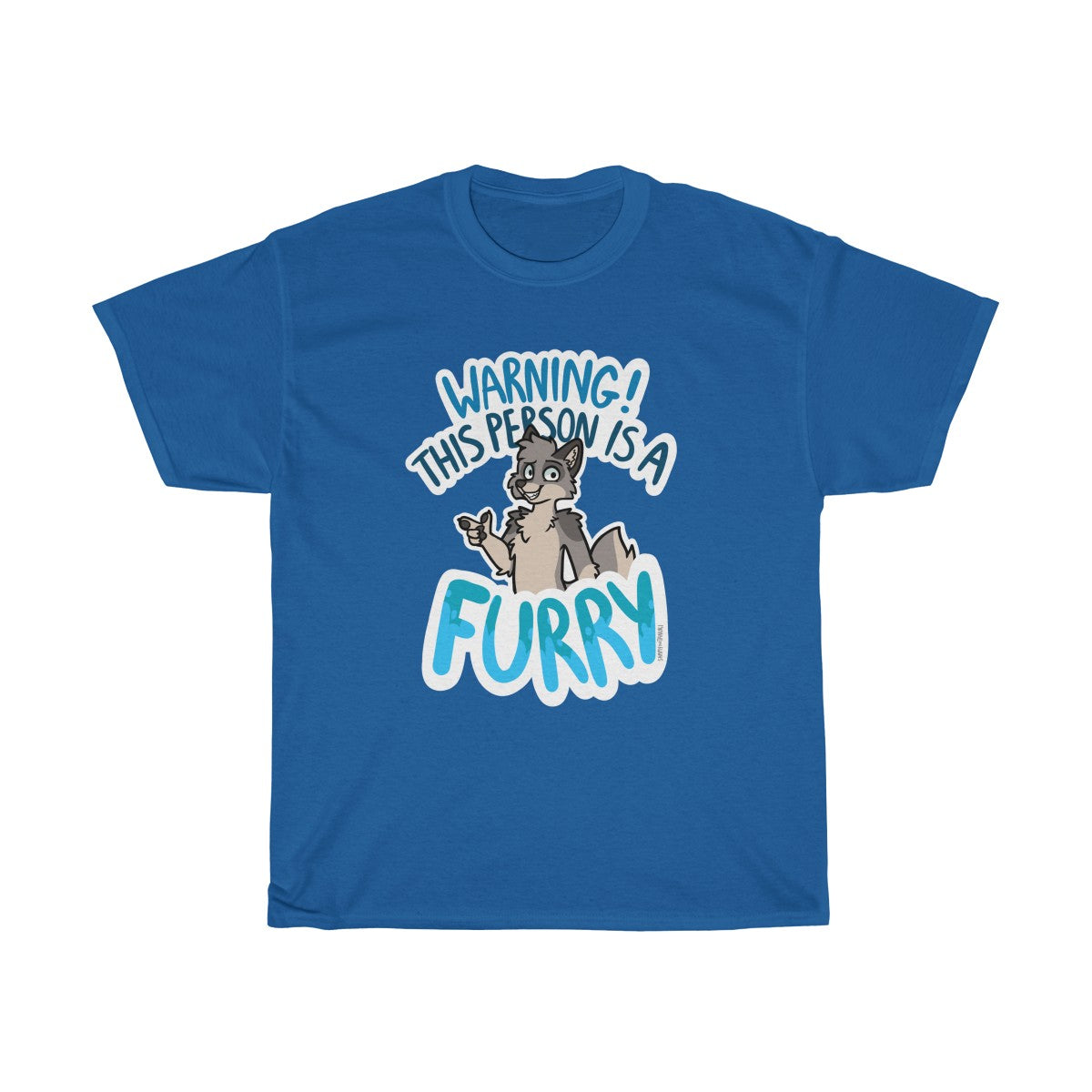 Wolf - T-Shirt T-Shirt Sammy The Tanuki Royal Blue S 