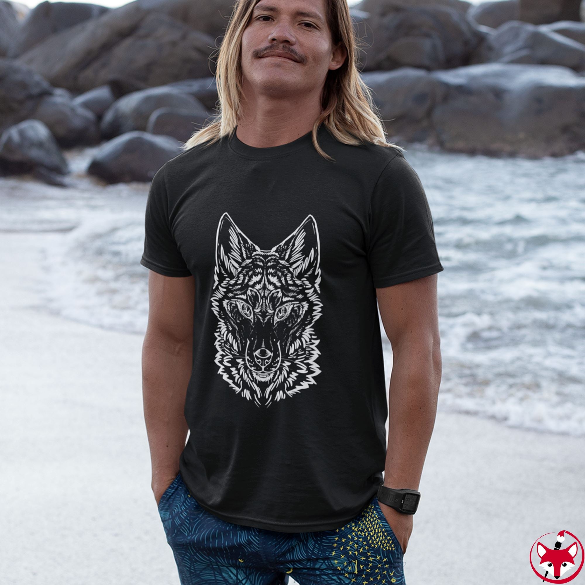 Wolf - T-Shirt T-Shirt Dire Creatures 
