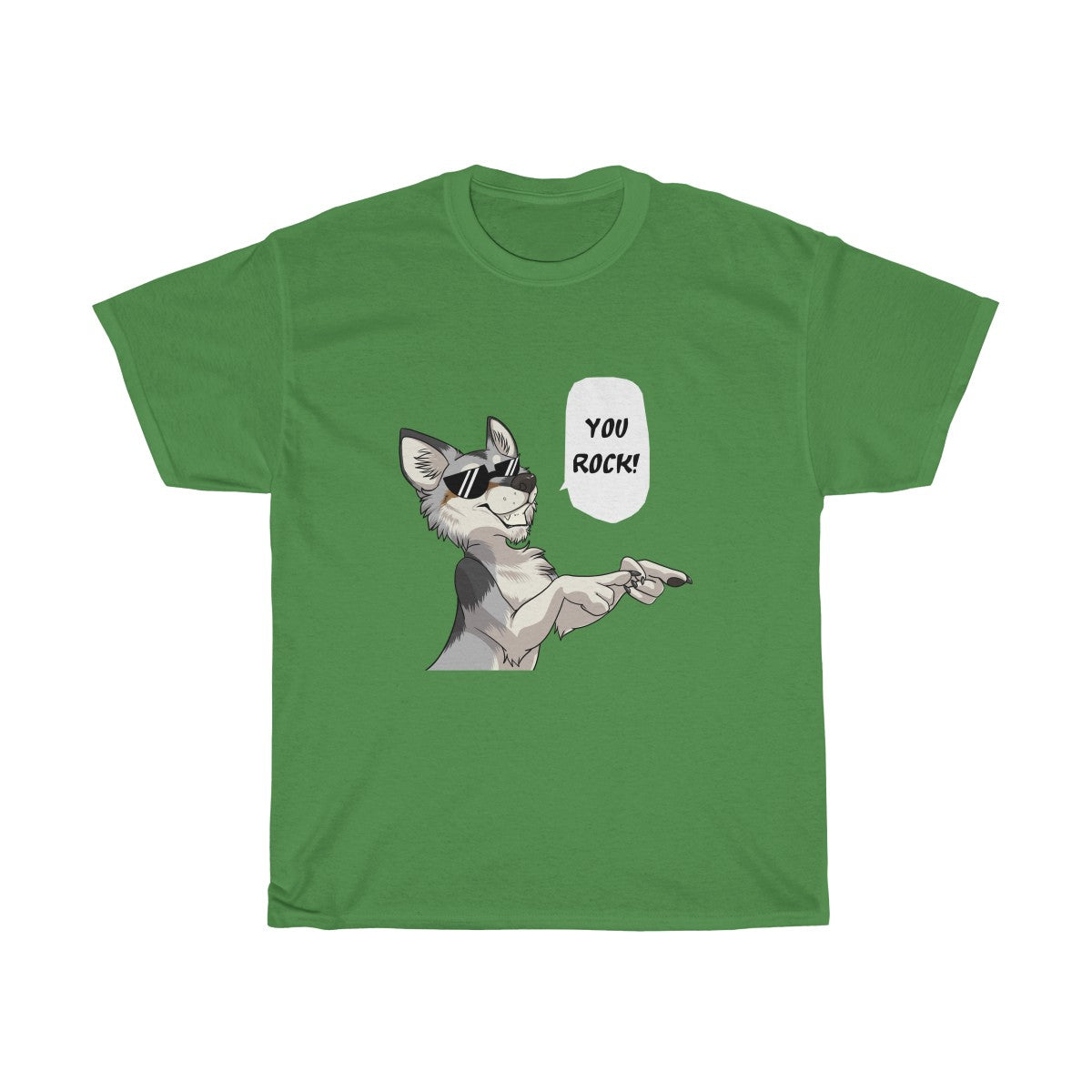 Wolf - T-Shirt T-Shirt Dire Creatures Green S 