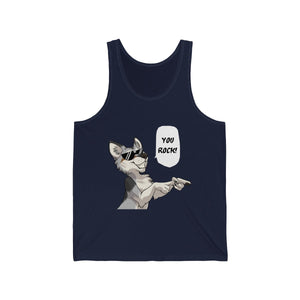 Wolf - Tank Top Tank Top Dire Creatures Navy Blue XS 