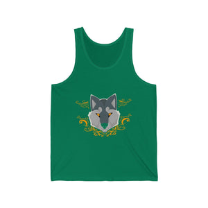 Wolf - Tank Top Dire Creatures Green XS 