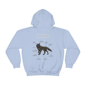 Wolf Black - Hoodie Hoodie Artworktee Light Blue S 