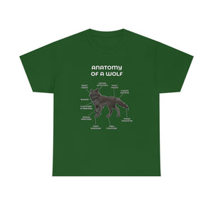 Wolf Black - T-Shirt T-Shirt Artworktee Green S 