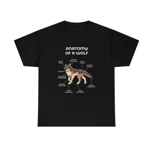 Wolf Brown - T-Shirt T-Shirt Artworktee Black S 