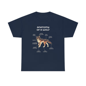 Wolf Brown - T-Shirt T-Shirt Artworktee Navy Blue S 