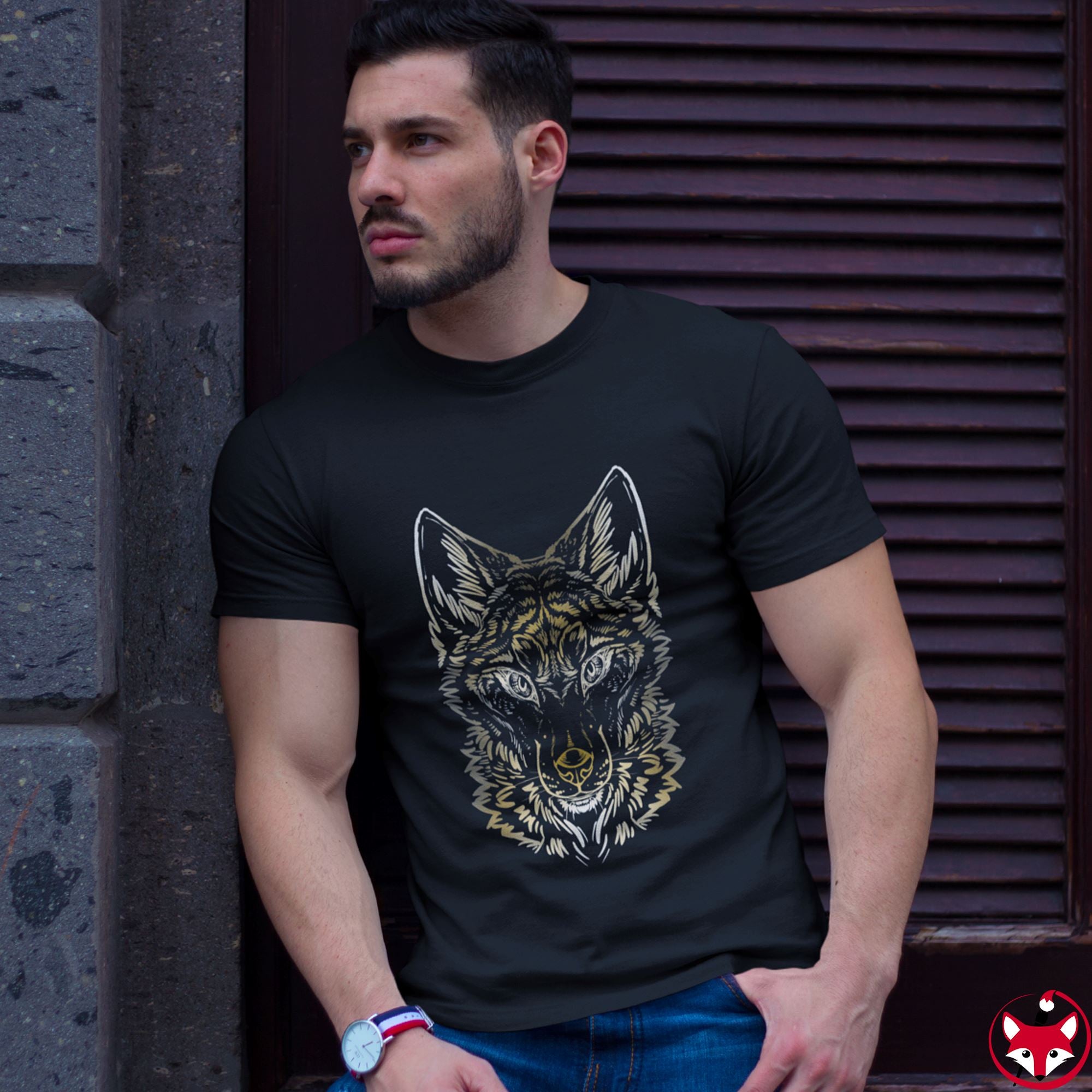 Wolf Colored - T-Shirt T-Shirt Dire Creatures 