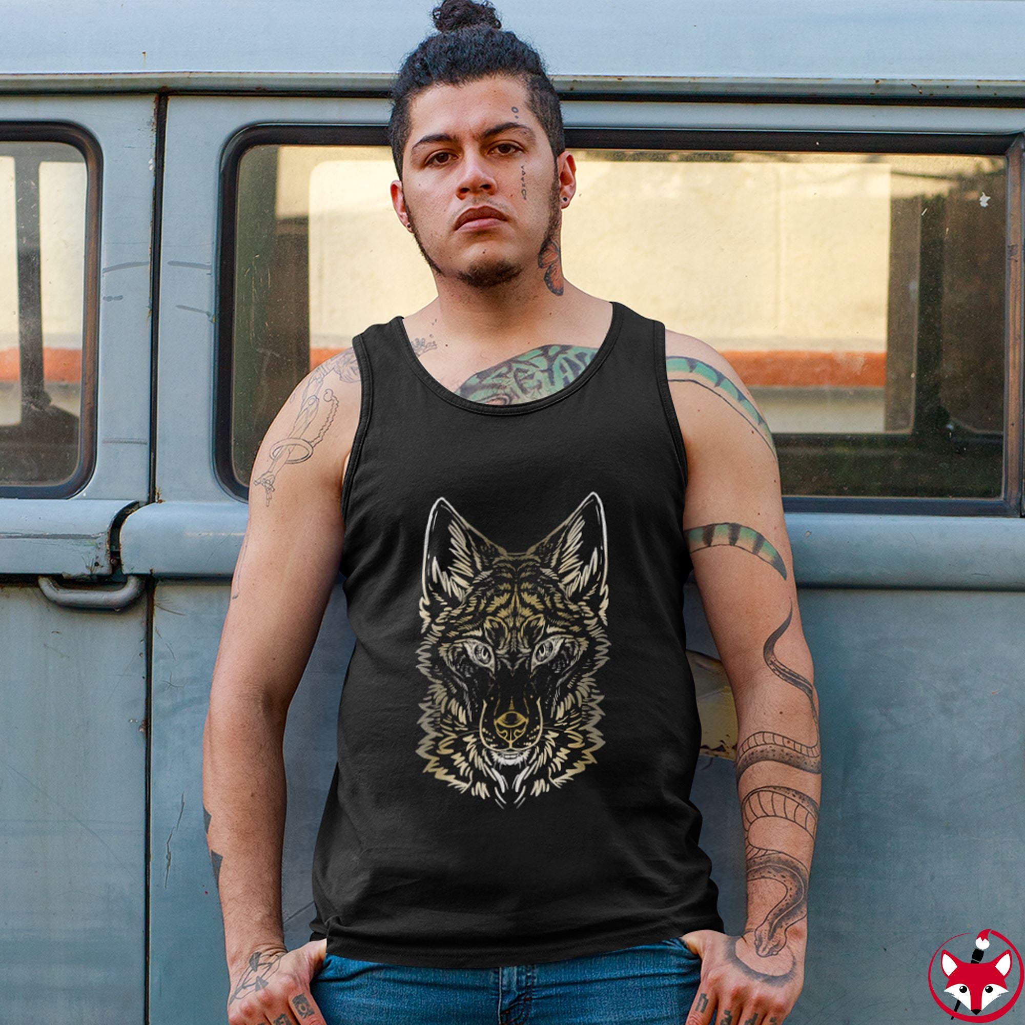 Wolf Colored - Tank Top Tank Top Dire Creatures 